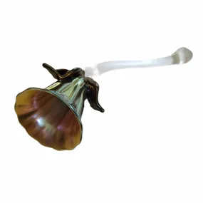 Iridescent Art Glass Flower by Lundberg Studios of California