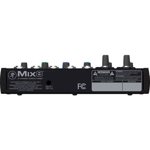 Mackie MIX8 8-Channel Compact Mixer