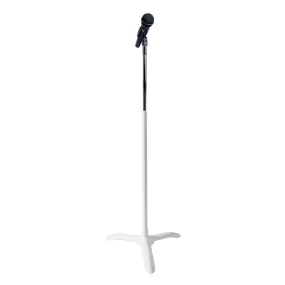 Manhasset Universal Chorale Microphone Stand, Textured White