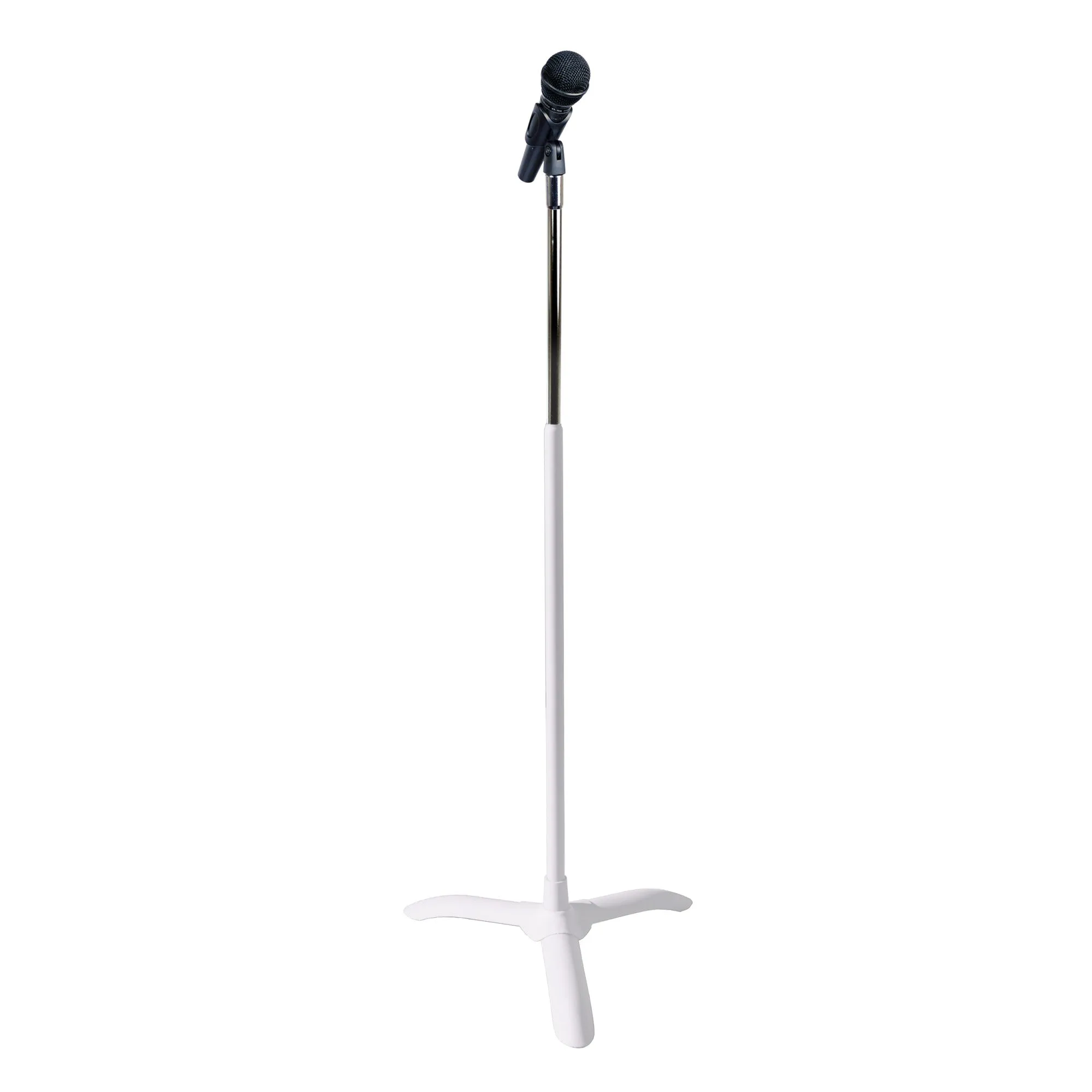 Manhasset Universal Chorale Microphone Stand, Textured White