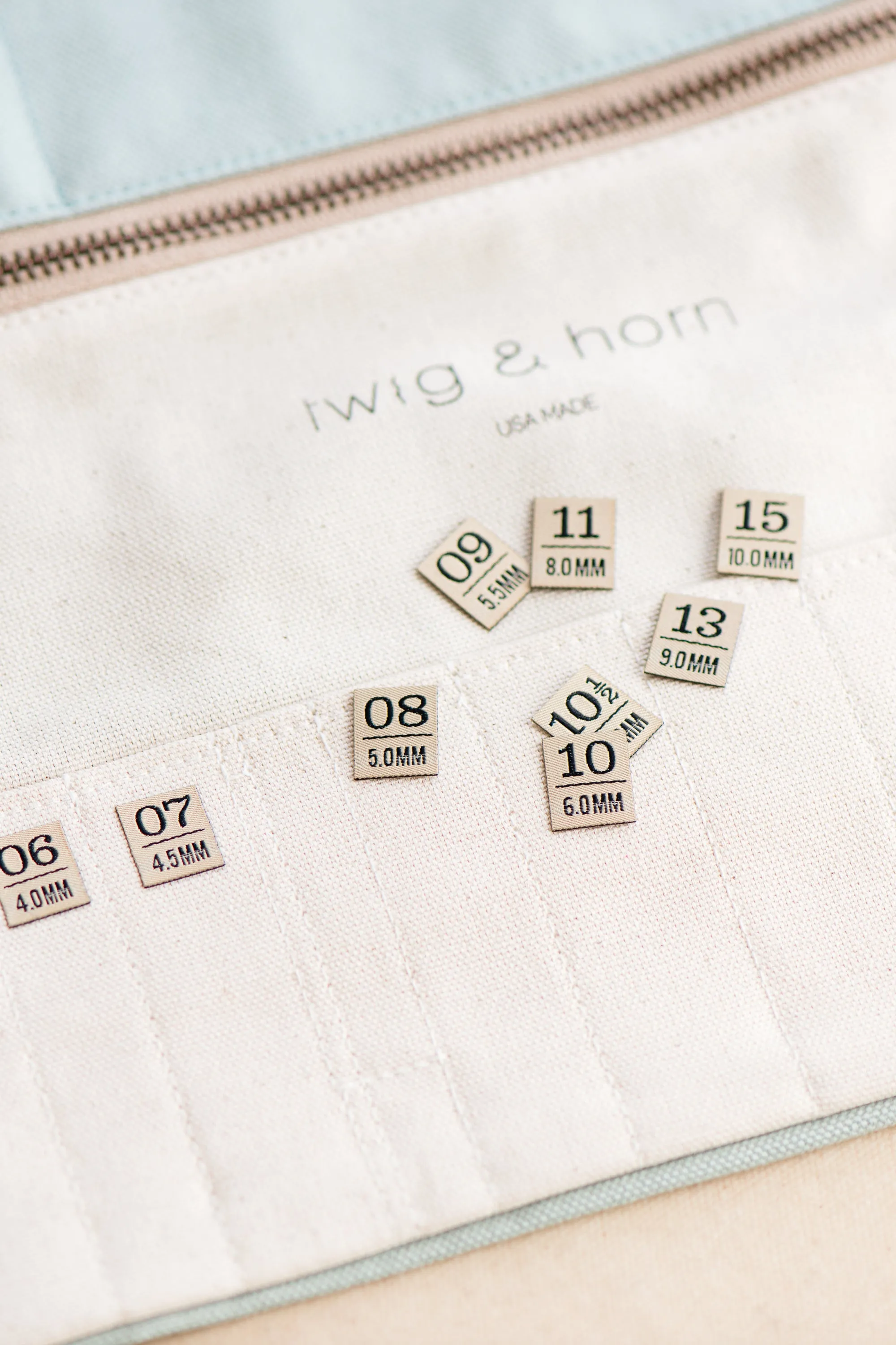 needle size labels