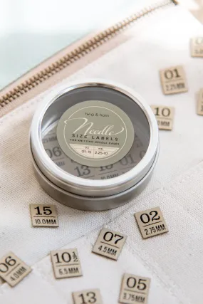 needle size labels