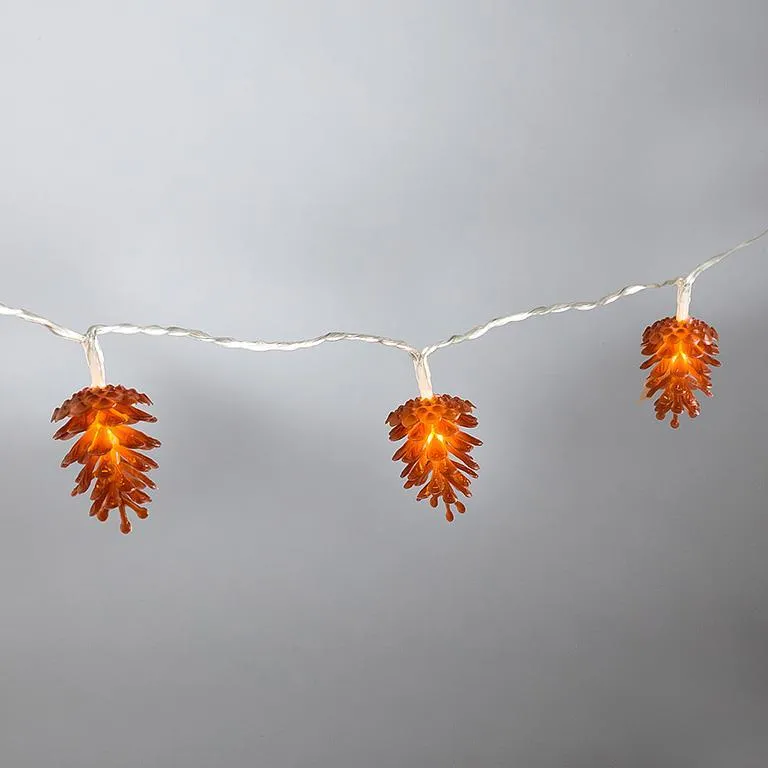 Pinecone Light String  72"