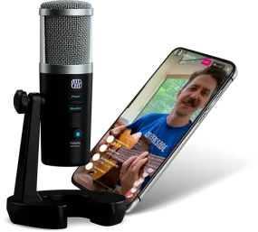 Presonus Revelator - Professional USB microphone for live streaming musicians, podcasters, and more.