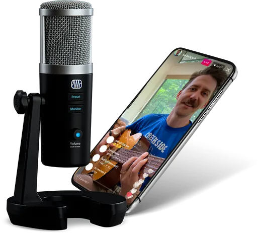 Presonus Revelator - Professional USB microphone for live streaming musicians, podcasters, and more.