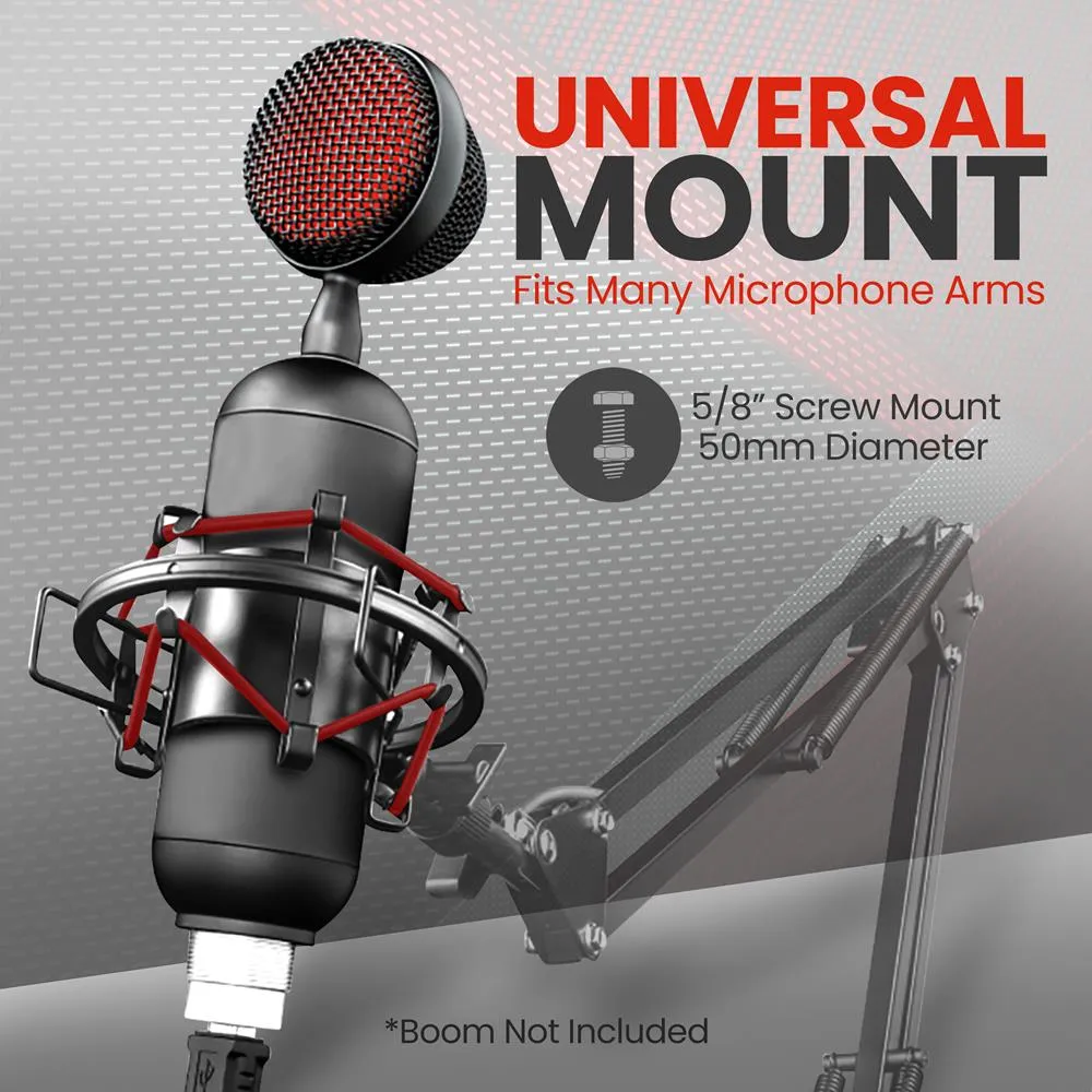 Professional Streaming Usb Microphone - High-Res. Mic With Usb Cable, Tripod Stand And Mic Shock Mount