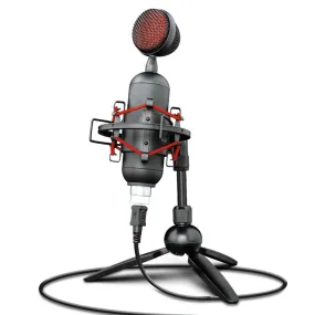 Professional Streaming Usb Microphone - High-Res. Mic With Usb Cable, Tripod Stand And Mic Shock Mount