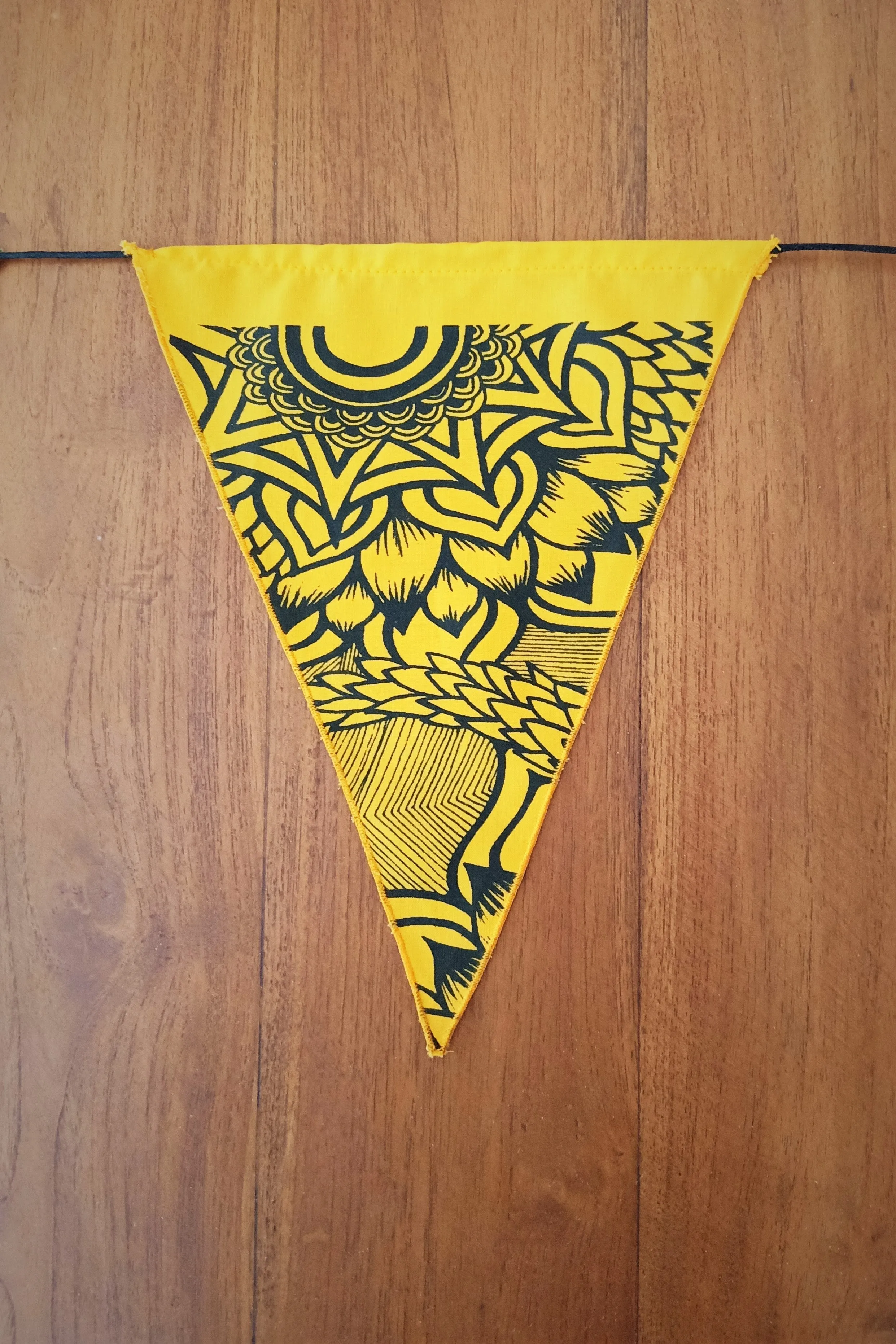 Rainbow Tribal Print Flags