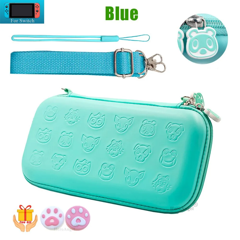 Realaiot 12cm*26cm*5cm Fruits Portable Shoulder Strap Lanyard Travel Storage Bag For Nintendo Switch Game Console Box Shell Cover Case