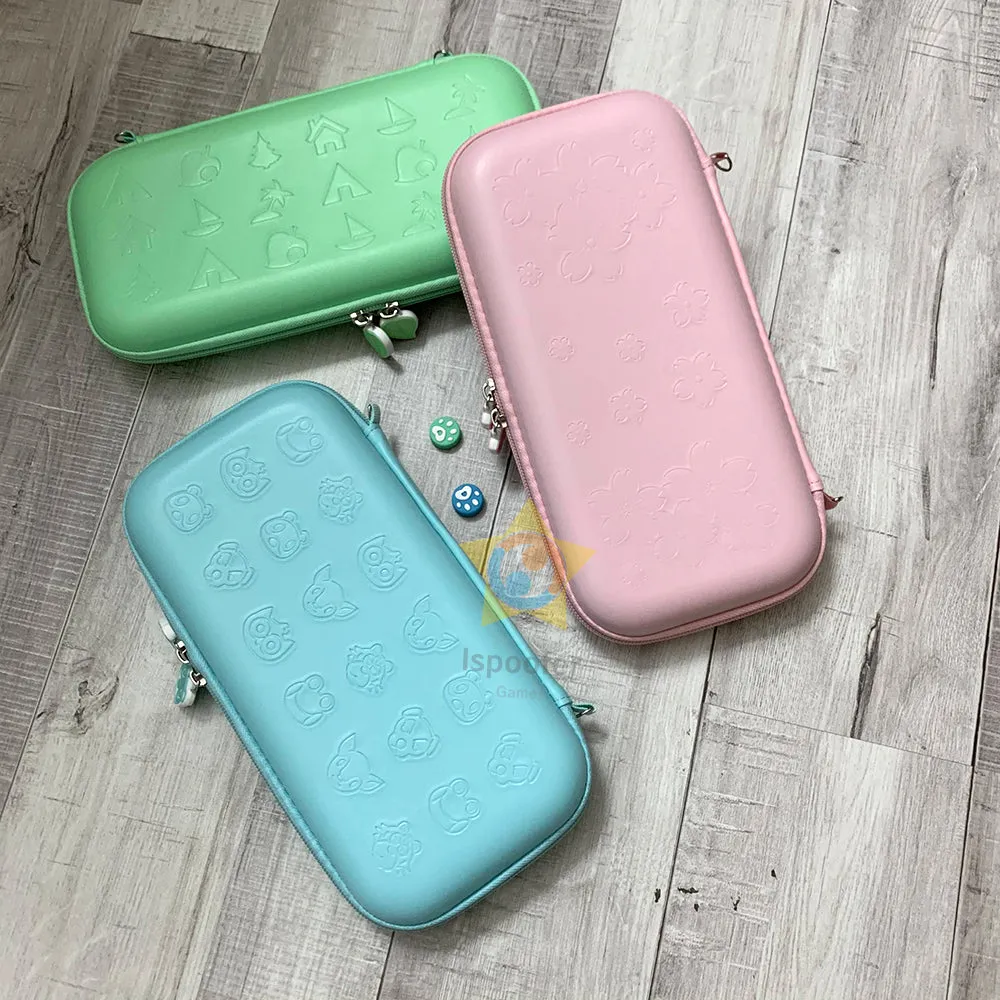 Realaiot 12cm*26cm*5cm Fruits Portable Shoulder Strap Lanyard Travel Storage Bag For Nintendo Switch Game Console Box Shell Cover Case