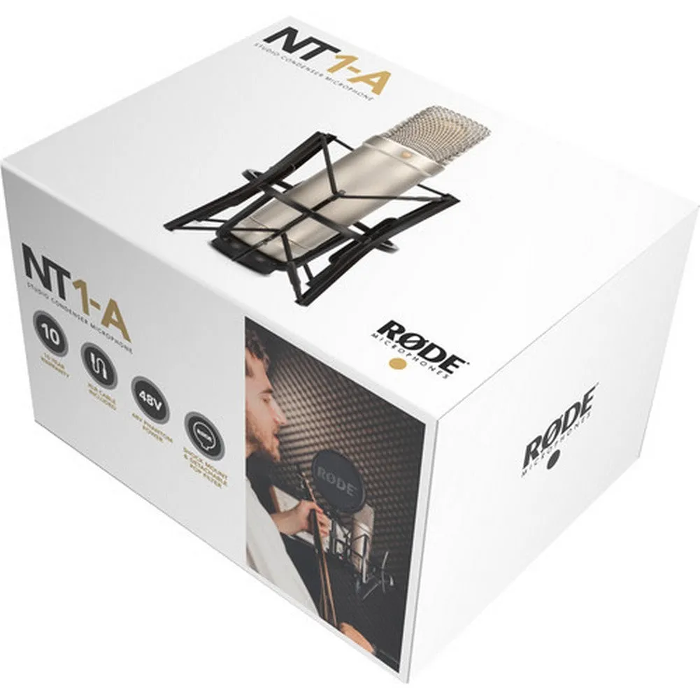 Rode NT1-A 1" Cardioid Condenser Microphone