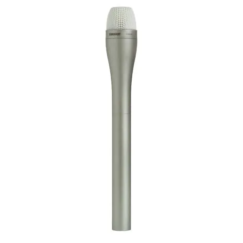 Shure Microphone Dynamic Lo Z Interview Omni Champagne Long