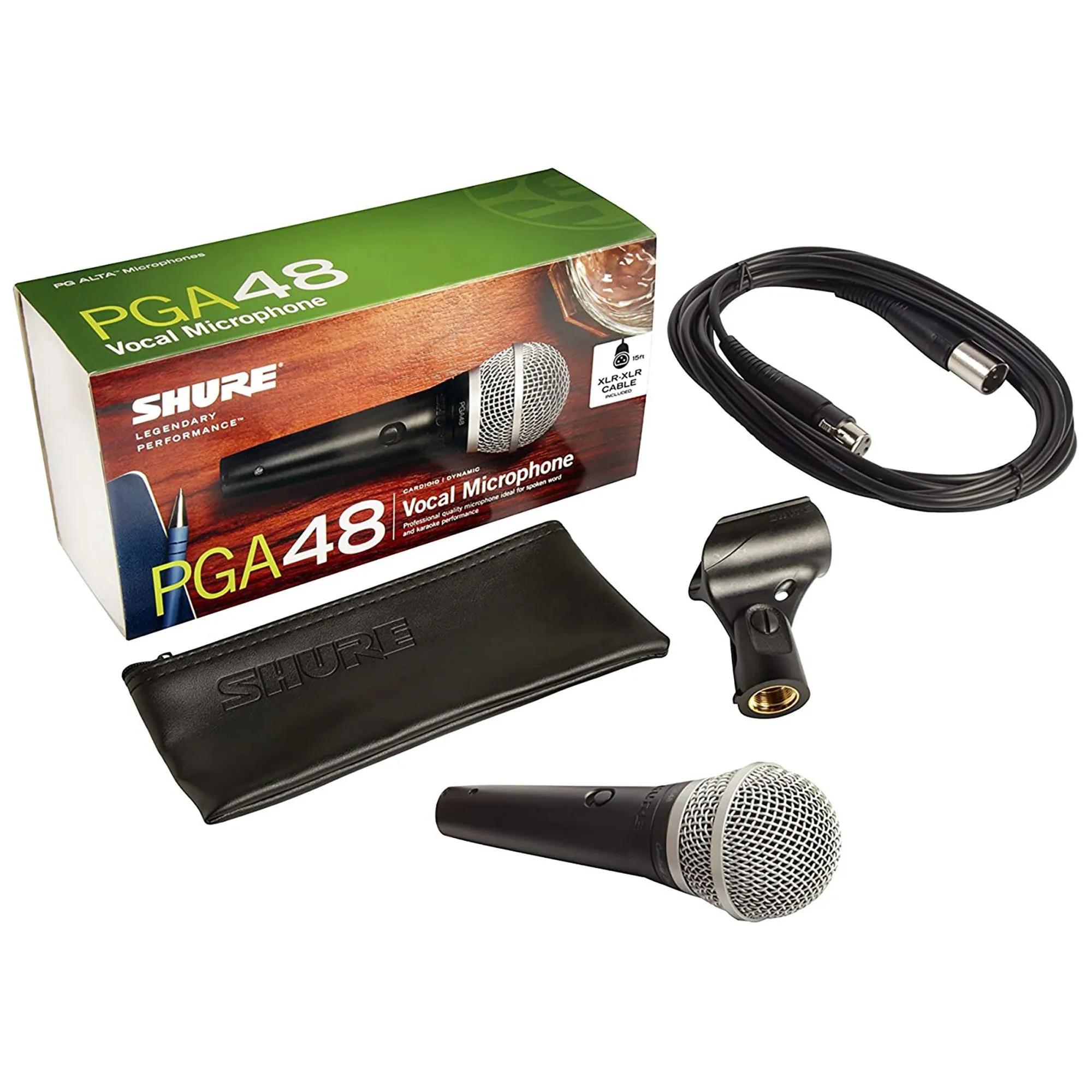 Shure PGA48-XLR Cardioid Dynamic Vocal Microphone