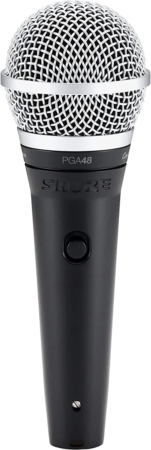 Shure PGA48-XLR Vocal Microphone with 15' XLR Microphone Cable
