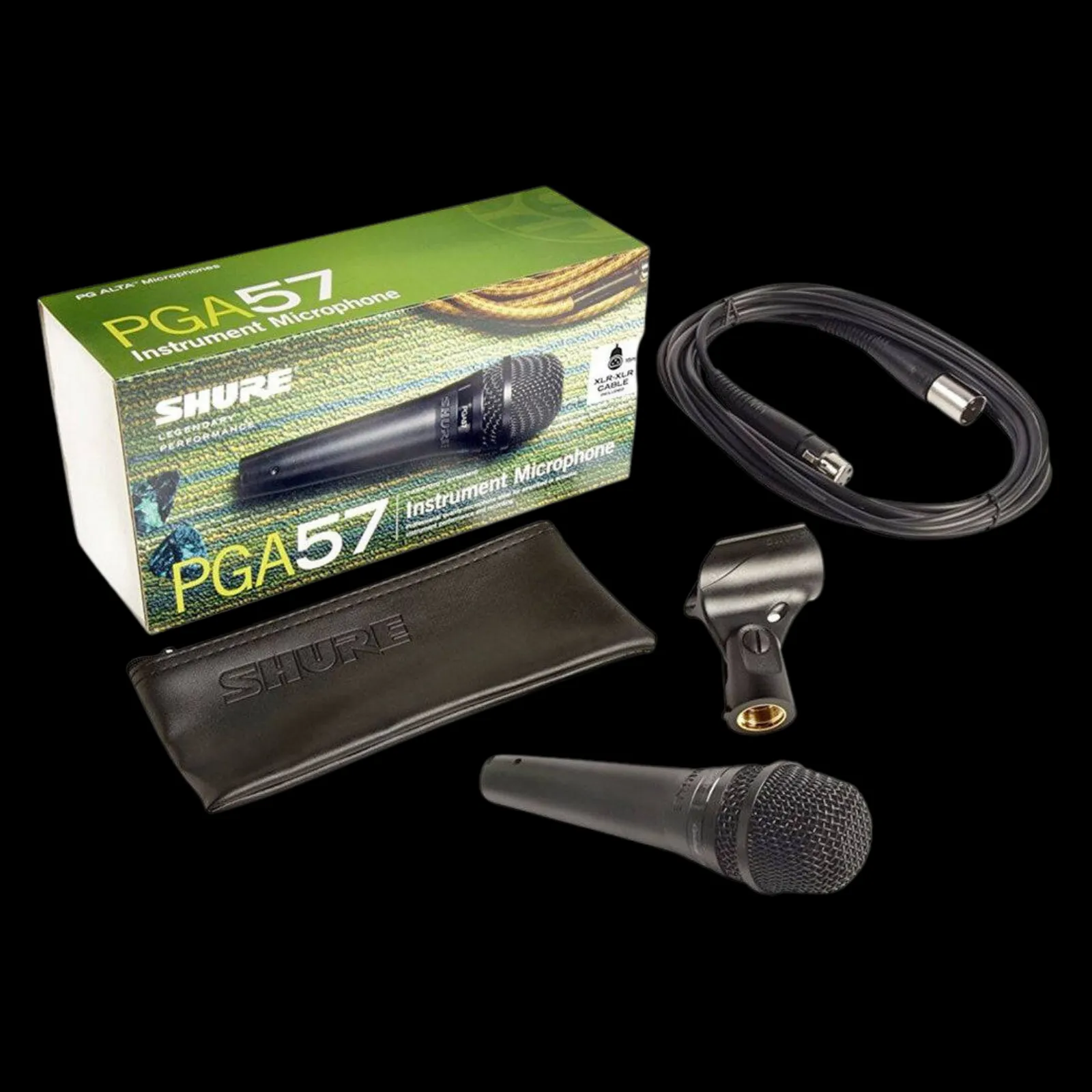 Shure PGA57 Dynamic Instrument Microphone with XLR Cable