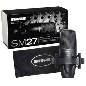 Shure SM27 Professional Large Diaphragm Condenser Microphone