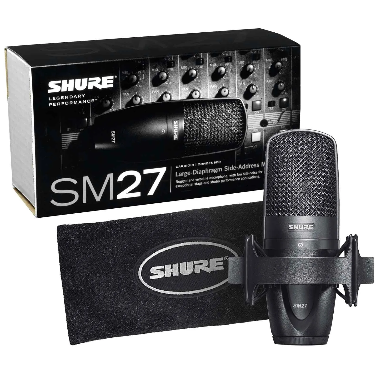 Shure SM27 Professional Large Diaphragm Condenser Microphone
