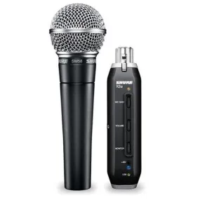 Shure SM58   X2u USB Digital Bundle