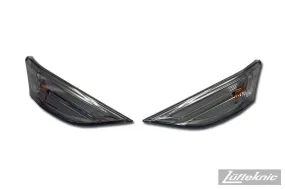 Side marker light set, gray or clear - Porsche 911 type 991