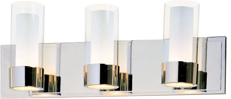 Silo 21" Polished Chrome Vanity Lighting with G9 LED