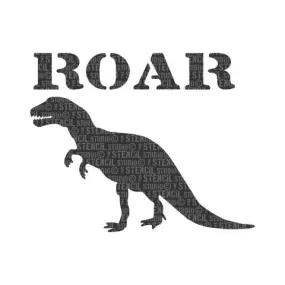 Stencil Studio - Roar Stencil - A5