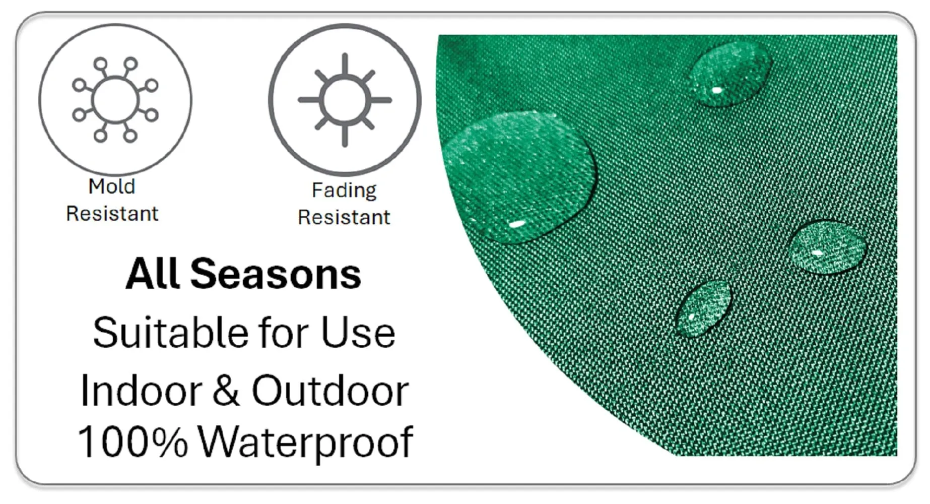 Summer Fruit Design Waterproof Outdoor Cushions for Patio Garden Bench Sofa Bed Durable Polyester Filled Comfort by OLIVIA ROCCO