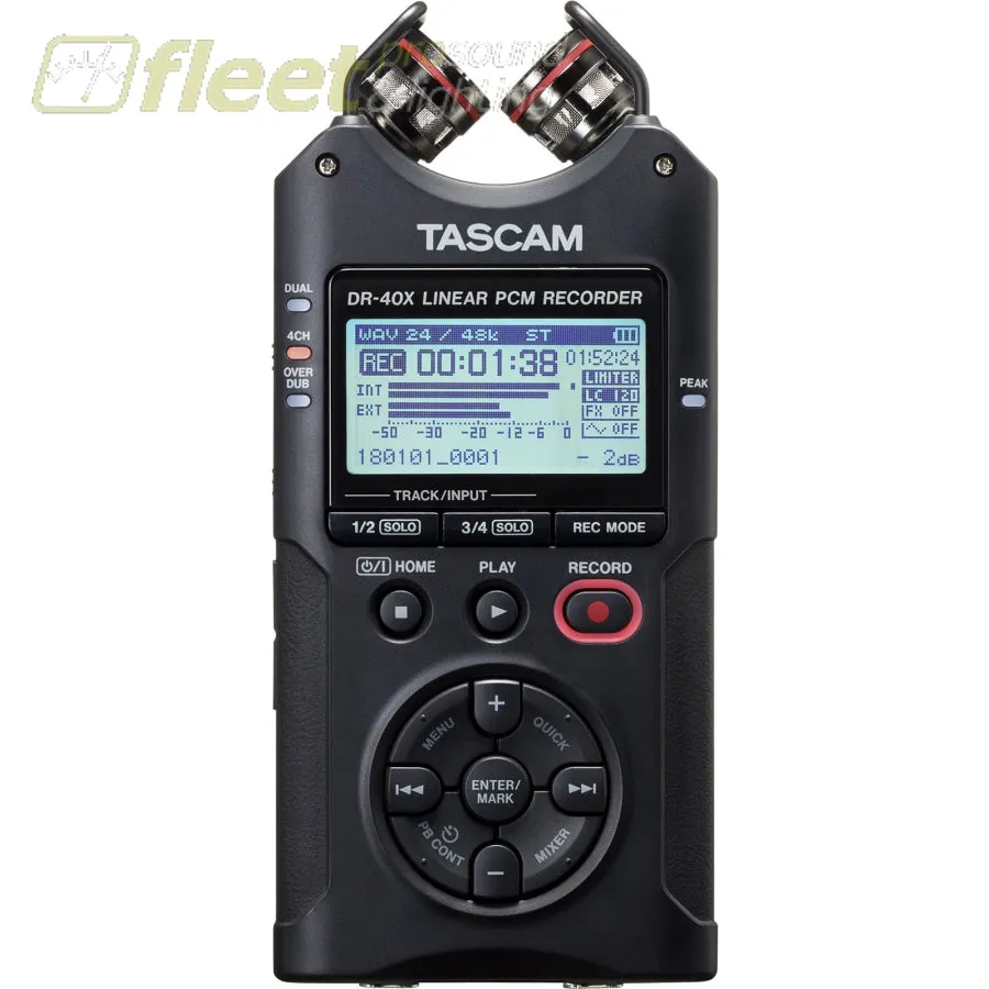 Tascam DR-40X 4-Track Audio Recorder