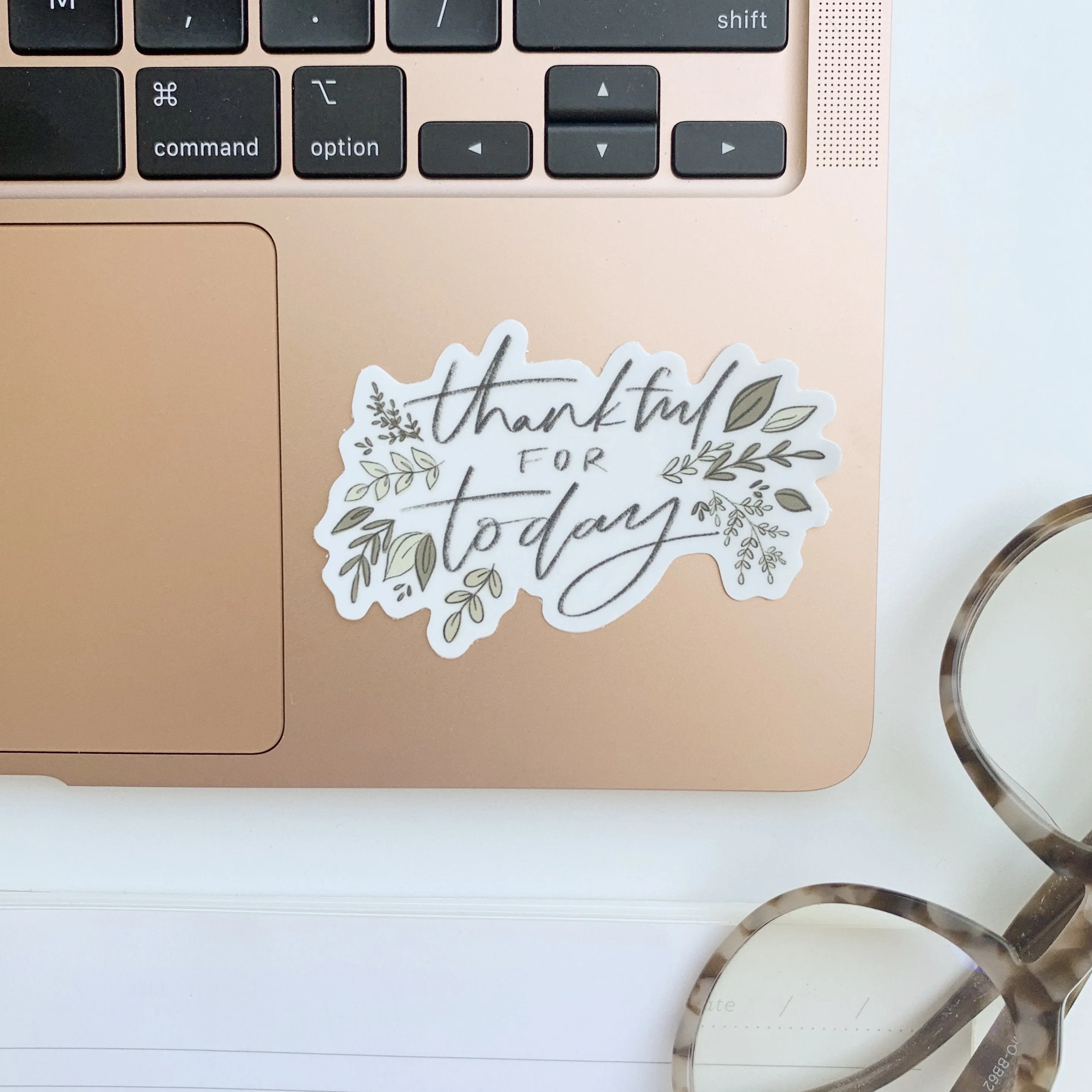 Thankful for Today Sticker