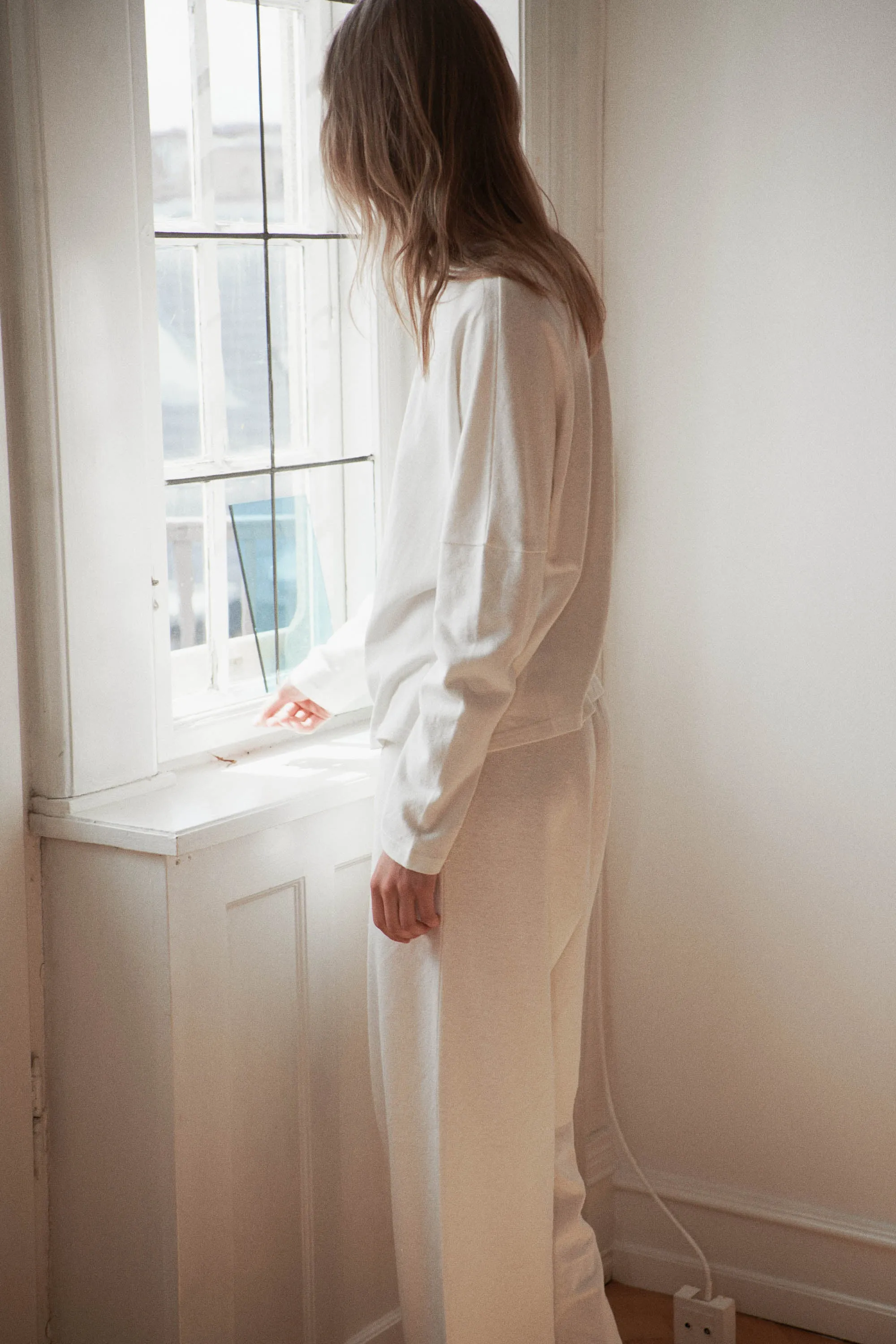 the jersey pant - bone