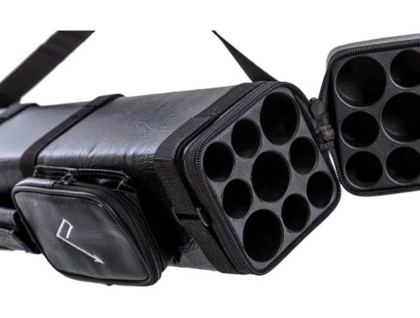 Vector 3x6  Hard Black Vinyl Cue Case
