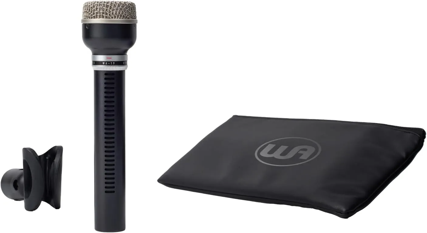 Warm Audio WA-19B Dynamic Studio Microphone - Black