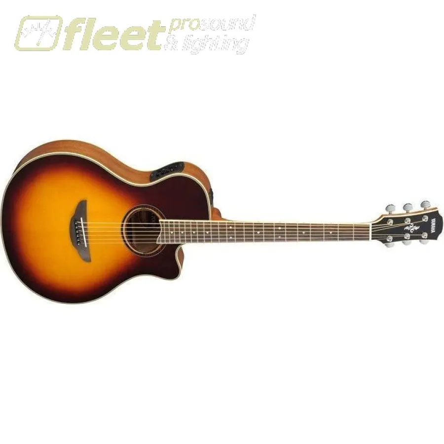 Yamaha APX700II BS Acoustic-Electric Solid-Spruce Top Guitar - Brown Sunburst Finish